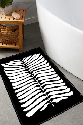 Mais Dolce Siyah 60x100 Cm Banyo Paspası Siyah