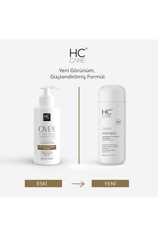Hc Care Ovex İpeksi Yumuşaklık ve Parlaklık Şampuanı 300 ML