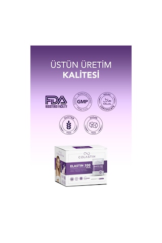 Colastin 7500 Mg Kolajen 200 Mg Elastin 30 Adet Toz Saşe Kolay Ve Yumuşak Içim