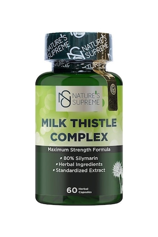 Natures Supreme Milk Thistle Complex 60 Kapsül Aromasiz