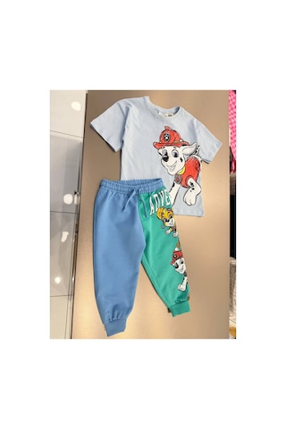 Poala Kids Karakterli Eşofman Takımı Siyah