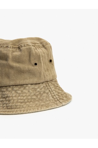 Koton Bucket Şapka Yıkamalı Bej 4sam40012aa Ekru