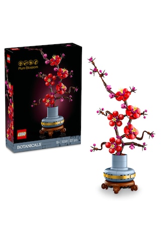 LEGO® Botanicals Erik Çiçeği 10369 – Yetişkinler için Pastel Mavi Saksi İçeren Dekoratif Çiçek Modeli Yapim Seti (327 Parça)