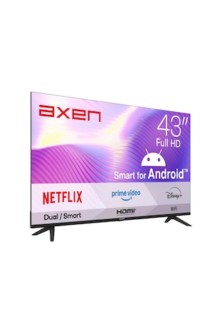 Axen AX43FMLN-A14S 43" 110 Ekran Uydu Alıcılı Full HD Android Smart LED TV