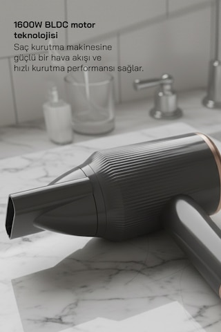 Sinbo Shd-1726 Bldc Saç Kurutma Makinesi - Gri