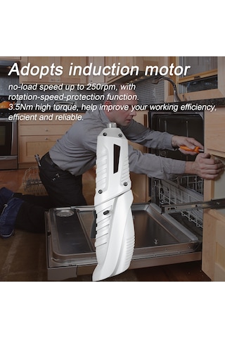 Aubyhe 3.6v Li-poly Akülü Tornavida Seti 25 Parça - Çift Kollü, Led Işık, Usb Şarj, 3.5nm Tork