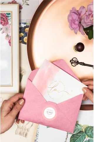 Gülümse Bu Paket Senin İçin Etiketi Paketleme Etiketi 3x3 cm 96 a