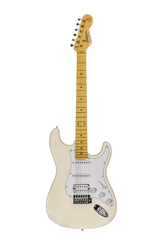 New Orleans NHS9720 Stratocaster HSS Vintage White Elektro Gitar