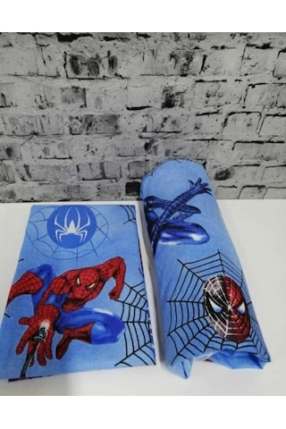 Tek Kişilik Lastikli Fitted Çarşaf Takımı Örümcek Adam