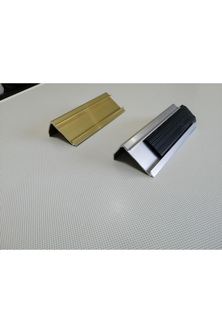 Fitilli Basamak Profili - Lastikli Basamak Burun Profili 300 Cm-Silver
