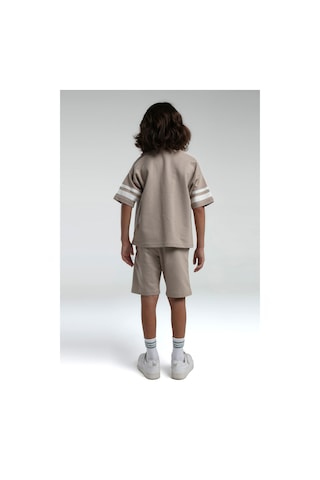 Rolypoly Erkek Çocuk Krem Bermuda Takım Rp3566-c-v4 Krem