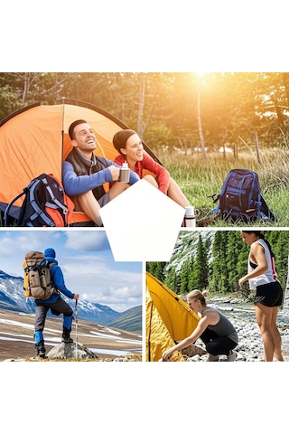 Monyee Kamp Fişekli Alkol Ocağı 100ml + Paslanmaz Çelik 3 Parça Rüzgar Engelleyici + Çapraz Ayaklı Stant, Ev Acil Durum Ve Doğa Etkinlikleri İçin Gümüş