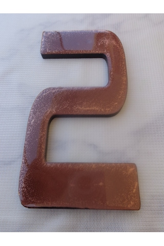 15 Cm Bakır Eskitme Kapı Daire Villa Bina Birim Numarası No:2