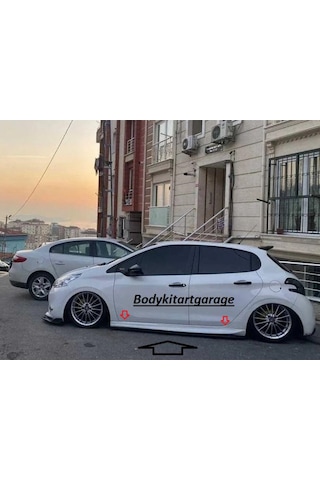 Peugeot 208 Uyumlu Aero Marşpiyel Takımı-boyasız