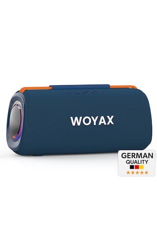 Woyax Taşınabilir Bluetooth Hoparlör, 30w Kablosuz Oval Speaker, Ses Bombası Usb, Tws, 30w Güçlü Ses Bass Büyük Küçük Boy