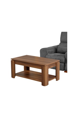 Shelf Orta Sehpa Ceviz / Dikdörtgen Orta Sehpa