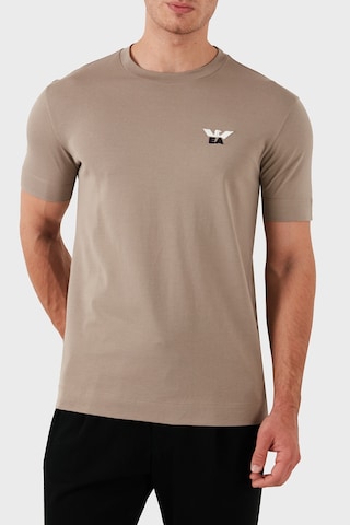 Emporio Armani Erkek T Shirt 6d1tm1 1jocz 0154 Kahve Kahve Kahverengi