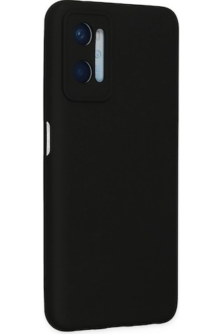 Gld-spt- Newface Oppo A96 Kılıf Nano İçi Kadife Silikon - Siyah