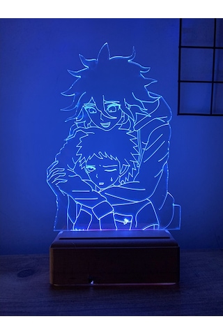 Danganronpa Nagito Komaeda Hajime Hinata 16 Renk Gece Lambası Çok Renkli