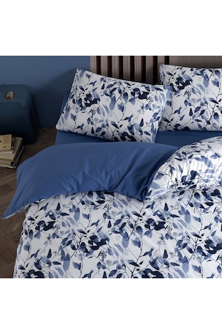 Coté Blanc Leaves %100 Pamuk Çift Kişilik Nevresim Takımı