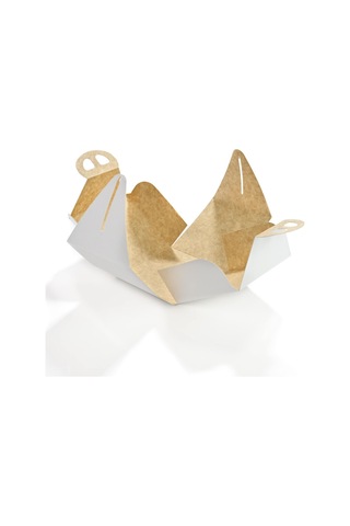 Pasta Kabı Beyaz-kraft 10 X 10 Cm 100 Adet