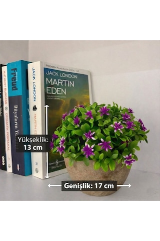 Mekanlara Rafine Bir Dokunuş: Flora Esintili Yapay Çiçek Mor
