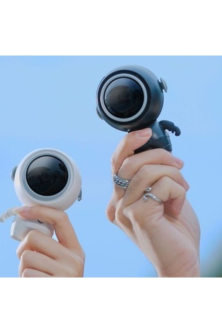 Mf040 Mini Taşınabilir Yapraksız Usb Asma Boyun El Spaceeman Fan Beyaz 7148 Beyaz