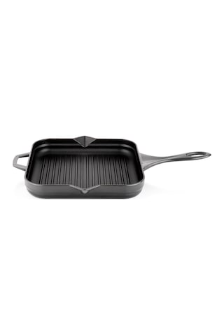 Schafer Guss Chef Döküm Kare Grill Tava 28x28 Cm 1 Parça-gri