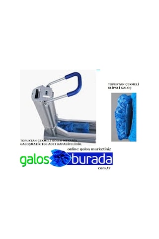 Galoşmatik Kollu 100.Lük - 100 Adet Galoş