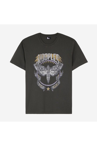 The Kooples Erkek Baskılı Gri T-shırt