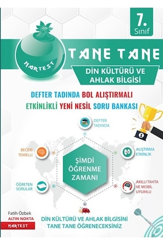 7. Sınıf Yeşil Tane Tane Din Kültürü Ve Ahlak Bilgisi Soru Bankası - Nartest