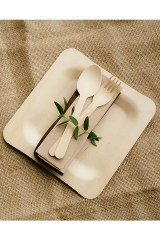 Albeta Tek Kullanımlık Parti Çatal Kaşık Bıçak Takımı 25 Kişilik Seti 108423585 100 adet