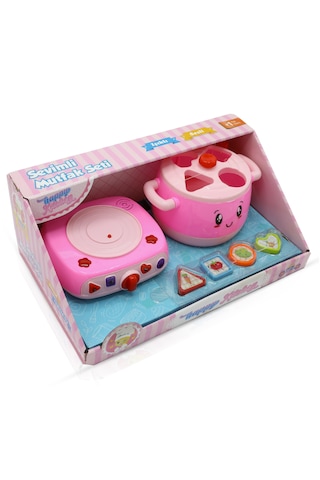 Aya-40234 Sevimli Mutfak Seti Pembe