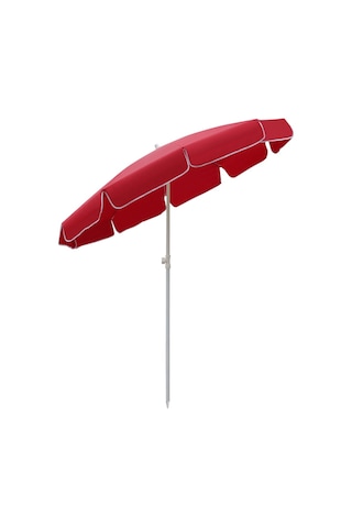 Ods Plaj Şemsiyesi 200/8 - Kırmızı Kırmızı