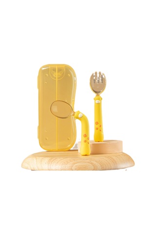 Maiyame 6 Aydan Büyük Bebekler İçin Egzersiz Çatal Kaşık Seti - Silikon Uçlu, 360 Eğilebilir, Isı Dayanıklı, Taşınabilir Depolama Kutusu Mavi