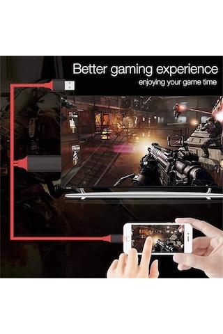 4308 Lightning Hdmi Çevirici Dönüştürücü Tv Kablosu
