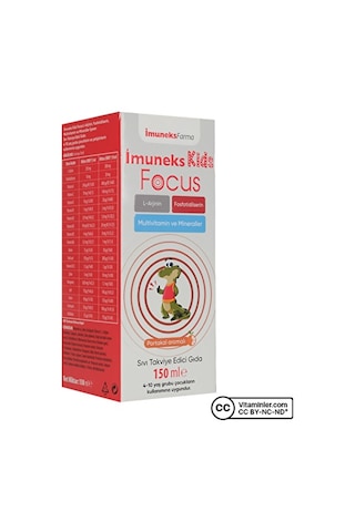 Imuneks Kids Multivitamin Şurup 150 Ml