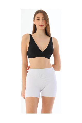 Senoramoda Beyaz Lazer Kesim İz Yapmaz Hayalet Boxer