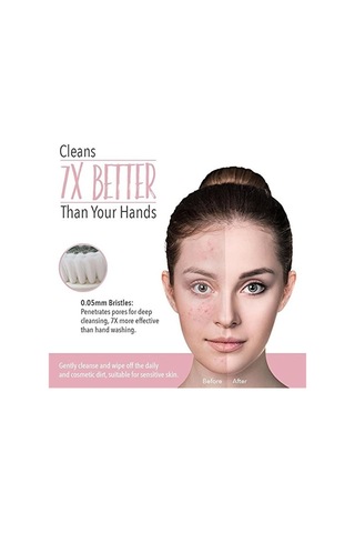 Elektrikli Yüz Temizleyici 3'ü 1 Arada Yıkama Fırçası Yüz Temizleme Fırçası