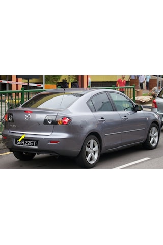 Mazda 3 Sedan Formlu Krom Bagaj Alt Çıtası 2003-2009 P.Çelik N11.2980