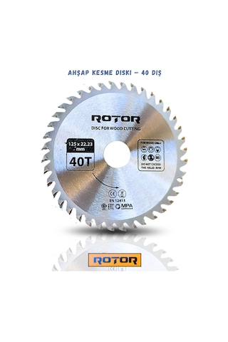 3'lü Disk Seti 125x22,23 Daire Testere Ahşap Kesme Set 3 Parça
