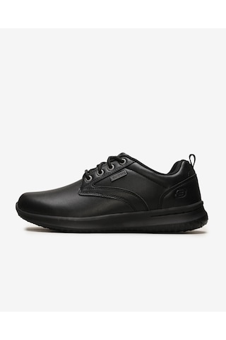 Skechers Delson - Antigo Erkek Siyah Günlük Ayakkabı 65693 Bbk Siyah