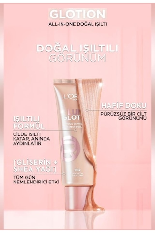 L'Oréal Paris Glotion All-In-One Doğal Işıltı 901 - Fair Glow 40 ML