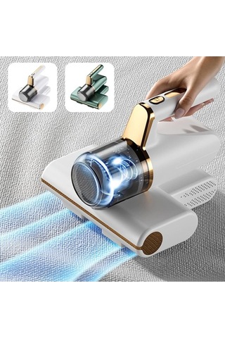 Novahub Güçlü Emişli Taşınabilir El Süpürgesi - Yatak, Koltuk Ve Halılar İçin Uv Özellikli 8kpa Beyaz Beyaz