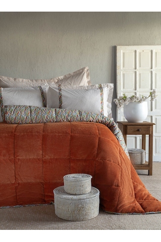 Çift Kişilik Lowel Teracotta Uyku Seti Terracotta