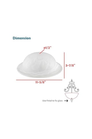 Aspen Creative 25016-65-1, Sıva/yarı Gömme Montaj Alabaster Cam Gölge, 1/2 İnç Orta Delik, 11-3/4" Çap X 3-7/8" Yükseklik