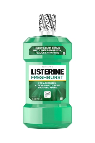 Freshburst Antiseptik Ağız Gargarası, Mikrop Öldürücü Ağız Bakım Formülü, Kötü Nefes Alma, Plak Ve Diş Eti İltihabı İle Mücadele İçin, 1,5 L