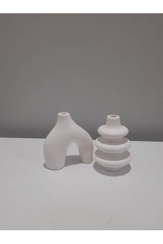 Minimal Vazo Set 2'li Bohem Biblo Minyatür