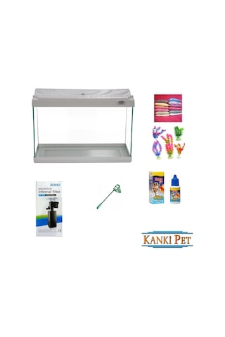 Kanki Pet 35 Cm Akvaryum Hazır Set 3518