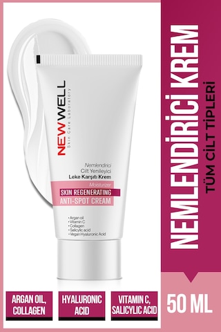 New Well Leke Karşıtı Cilt Bakım Kremi 50 ML